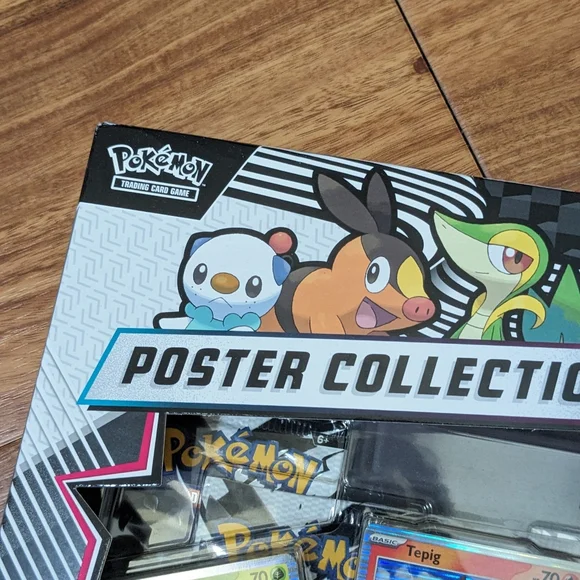 NEW Pokemon Black Bolt White Flare Unova Poster Collection, Factory Sealed Cards - Picture 5 of 9